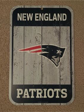 New England Patriots Wall Sign